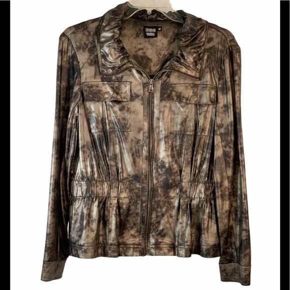 Sharon Young Jackets & Blazers - Sharon Young Women’s Bronze Jacket Size Medium